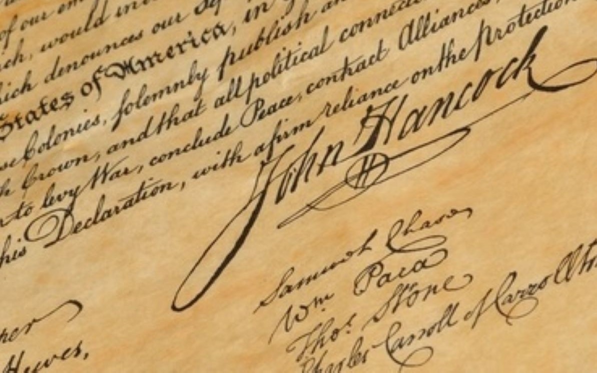 John Hancock Autograph Signed