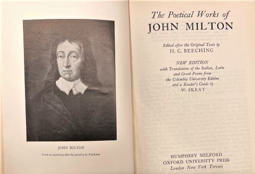 John Milton Complete Poetry & Selected Prose by John Milton: As New  Hardcover (1950)