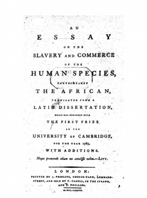 An Essay On The Slavery And Commerce Of The Human Species Online Library Of Liberty