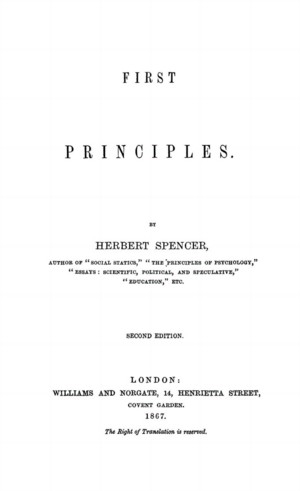 First Principles (1867)  Online Library of Liberty