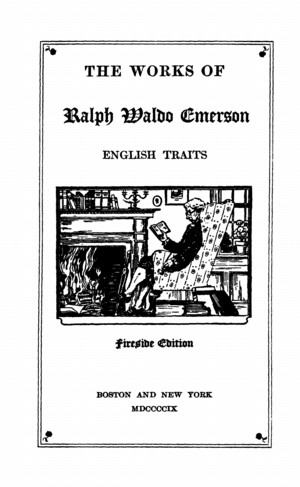 The Works of Ralph Waldo Emerson, vol. 5 (English Traits)