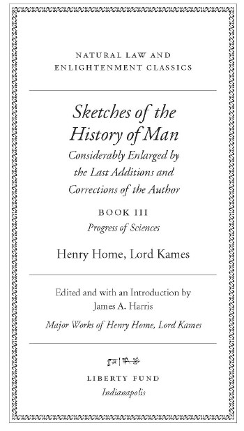 Sketches of the History of Man, vol. 3 | Online Library of Liberty