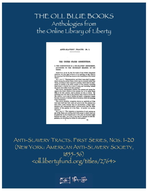 Anti-Slavery Tracts. First Series, Nos. 1-20 (1855-56)