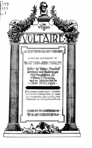 The Works of Voltaire, Vol. I (Candide)