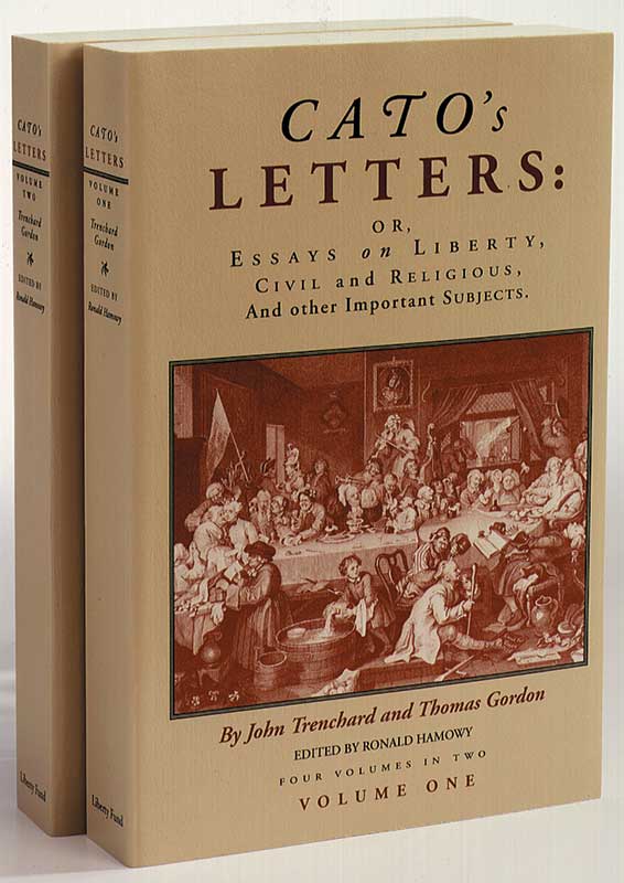 Who wrote cato's letters image