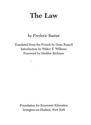The Law (FEE ed.)